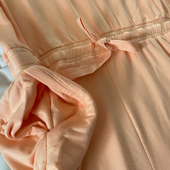 Amazon Essentials Orange V Neck Short Sleeve Romper XL - Picture 7 of 9